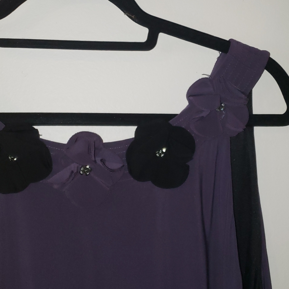 Purple Flower Dress - Picture 3 of 4
